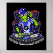 Alien Music DJ Poster (Vorne)