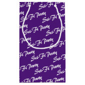 Alien Musician, Geburtstag Kleine Geschenktüte (Rückseite)