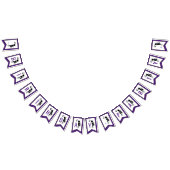 Alien Musician, Geburtstag Wimpelkette (Alle)