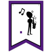 Alien Musician, Geburtstag Wimpelkette (Erste Fahne)