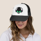 Alien-Musik-Liebhaber DJ - glatter Wal Truckerkappe (Beispiel)
