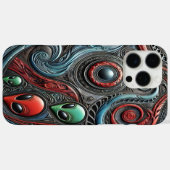 Alien Muster enthüllt kosmische Geheimnisse Case-Mate iPhone Hülle (Rückseite (Horizontal))
