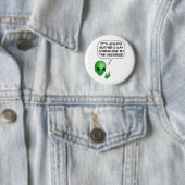 Alien Muttertag Button (Beispiel)