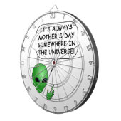 Alien Muttertag Dartscheibe (Vorderseite rechts)