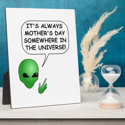 Alien Muttertag Fotoplatte (Seite)