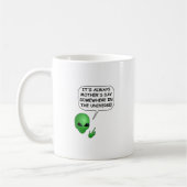 Alien Muttertag Kaffeetasse (Links)