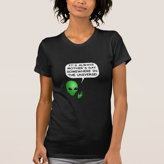 Alien Muttertag T-Shirt (Vorderseite)