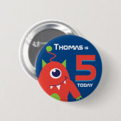 Alien Name Alter Taste Abzeichen Button (Vorne & Hinten)