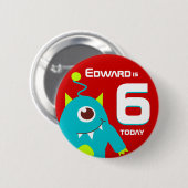 Alien Name Alter Taste Abzeichen Button (Vorne & Hinten)