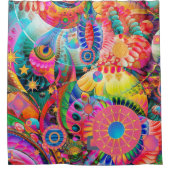 Alien Nature Duschvorhang (Vorderseite)