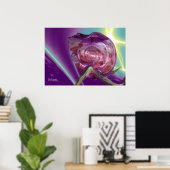 ALIEN NEREIDE/NYMPH OF WASSER,PINK SAASHELL POSTER (Heimbüro)