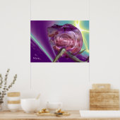 ALIEN NEREIDE/NYMPH OF WASSER,PINK SAASHELL POSTER (Küche)