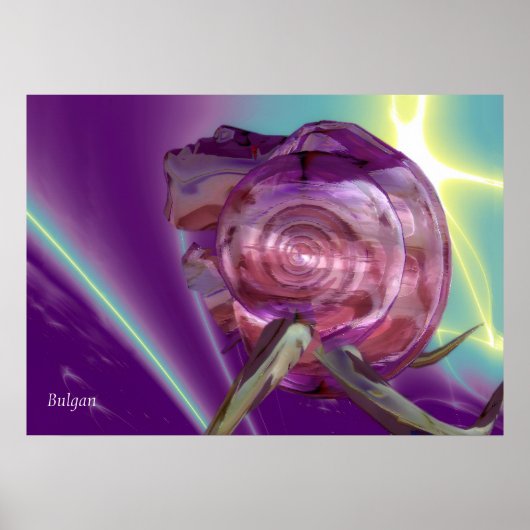 ALIEN NEREIDE/NYMPH OF WASSER,PINK SAASHELL POSTER (Vorne)