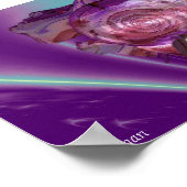 ALIEN NEREIDE/NYMPH OF WASSER,PINK SAASHELL POSTER (Ecke)