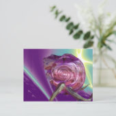 ALIEN NEREIDE/NYMPH OF WASSER,PINK SAASHELL POSTKARTE (Stehend Vorderseite)