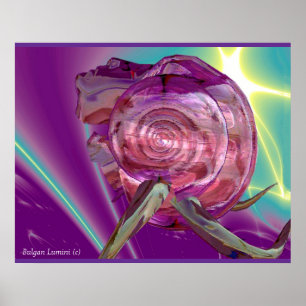 ALIEN NEREIDE, NYMPHE DES WASSERS , ROSAFARBENE ME POSTER
