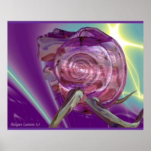 ALIEN NEREIDE, NYMPHE DES WASSERS , ROSAFARBENE ME POSTER (Vorne)