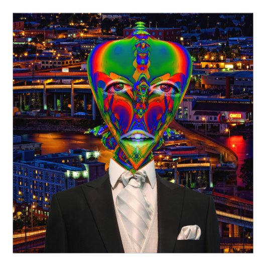 Alien Night Out Fotodruck (Vorne)
