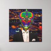 Alien Night Out Leinwanddruck (Vorderseite)