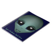 Alien Notebook Personalisierte Niedliche ET-Notebo Notizblock (Linke Seite)