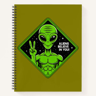 Alien. Notizblock