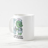 Alien Nurse Kaffeetasse (Vorderseite Links)