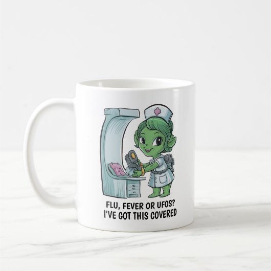 Alien Nurse Kaffeetasse (Links)