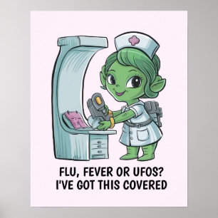 Alien Nurse Poster