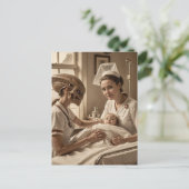 Alien Nurse Postkarte (Stehend Vorderseite)