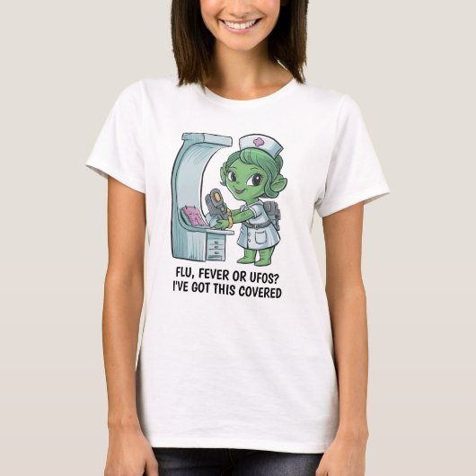Alien Nurse T-Shirt (Vorderseite)