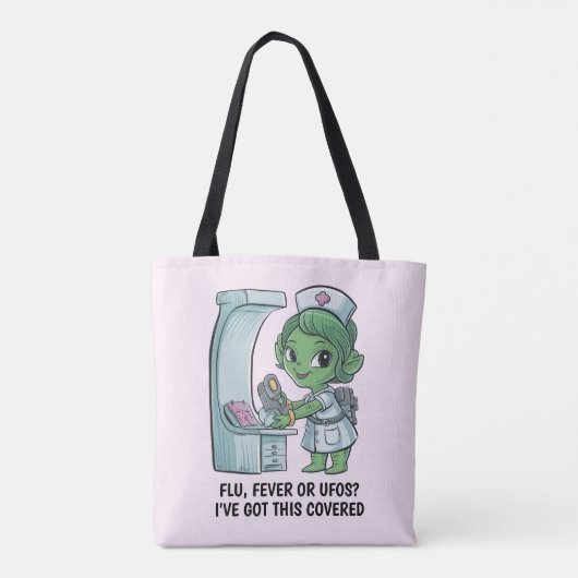 Alien Nurse Tasche (Rückseite)