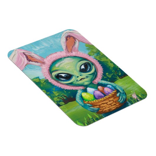 Alien Oaster Bunny Magnet (Rechte Seite)