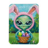 Alien Oaster Bunny Magnet (Vertikal)