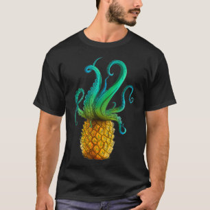 Alien Octopus Ananas , Sommer Outfits Strand Haw T-Shirt