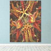 Alien Octopus Canvas Print Leinwanddruck (Insitu (Holzboden))