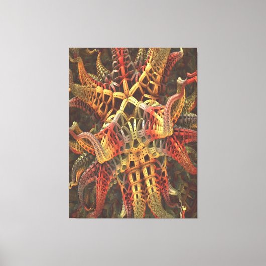 Alien Octopus Canvas Print Leinwanddruck (Vorderseite)