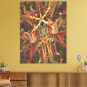 Alien Octopus Canvas Print Leinwanddruck (Insitu (Wohnzimmer))