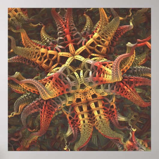 Alien Octopus Poster (Vorne)