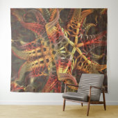 Alien Octopus Tapestry Wandteppich (Beispiel (Horizontal))