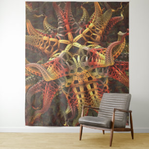 Alien Octopus Tapestry Wandteppich