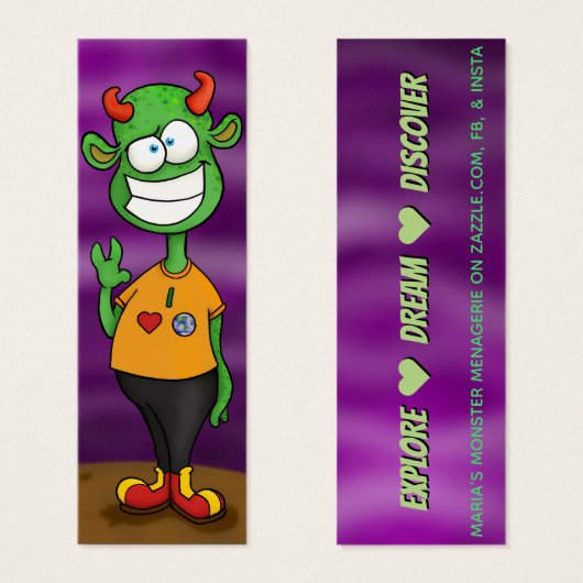 Alien ohne Anführungszeichen, Glückskarte (Vorne & Hinten)