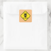 ALIEN ONBOARD FUNNY STICKERS (Tasche)