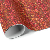 Alien Orange (Bubbling Lava) Geschenkpapier (Rolleneckpunkt)