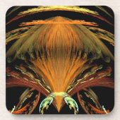 Alien Orange Insect Untersetzer (Vorderseite)