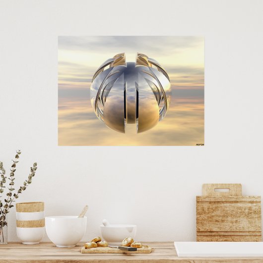Alien Orb Poster (Küche)