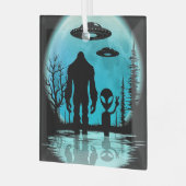 Alien Ornament Aus Glas (Vorderseite links)
