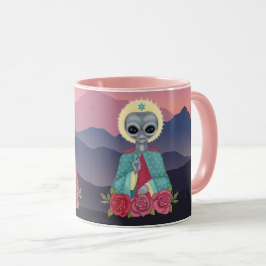 Alien Overlords Tasse (VorderseiteRechts)
