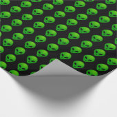 Alien-Packpapier Geschenkpapier (Ecke)