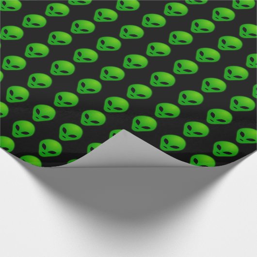 Alien-Packpapier Geschenkpapier (Ecke)