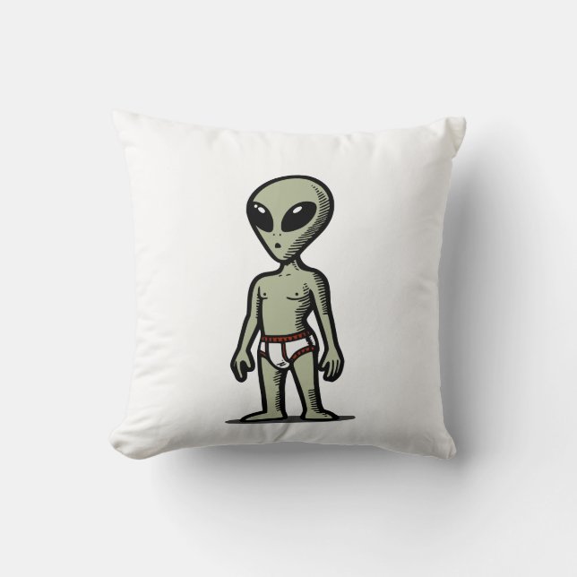 Alien Pants Kissen (Vorderseite)